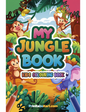 My Jungle Book – Fun & Educational Jungle Animal Coloring Book for Kids (Ages 3–8)